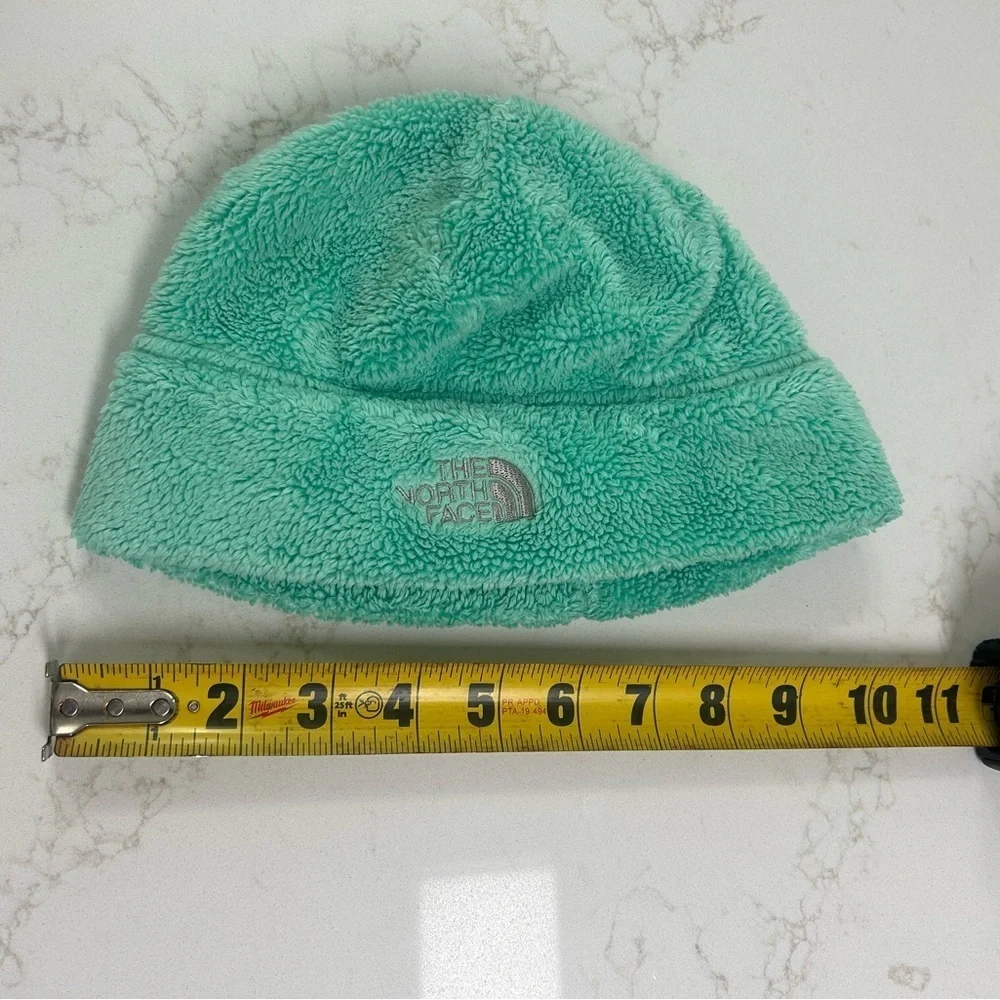 North Face Fuzzy Cap Youth Medium Mint Green
